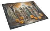 NEW Mummies Spooky Halloween Glass Cutting Board Decorative Tempered Glass Kitchen Cutting and Serving Board Large Size Chopping Board