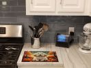 NEW Coton De Tulear Fall Glass Cutting Board Decorative Tempered Glass Kitchen Cutting and Serving Board Large Size Chopping Board