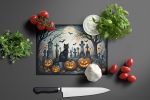 NEW Black Cat Spooky Halloween Glass Cutting Board Decorative Tempered Glass Kitchen Cutting and Serving Board Large Size Chopping Board
