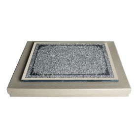 Ambrose Exquisite Glass Serving Tray in Gift Box (Color: as Pic)