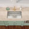 Lordear 32 Inch Undermount Kitchen Sink Single Bowl 16 Gauge Stainless Steel Sink