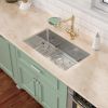 Lordear 32 Inch Undermount Kitchen Sink Single Bowl 16 Gauge Stainless Steel Sink